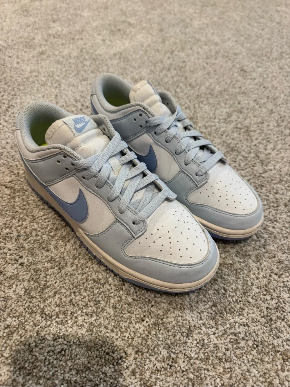 Nike dunk low next nature blue tint (worn twice)